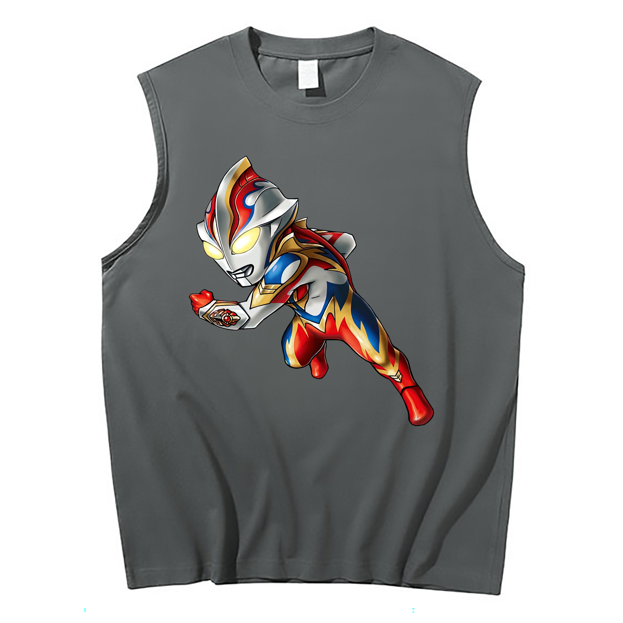 （画像用） ウルトラマン Ultraman コットン100％タンクトップ（フロントプリント）